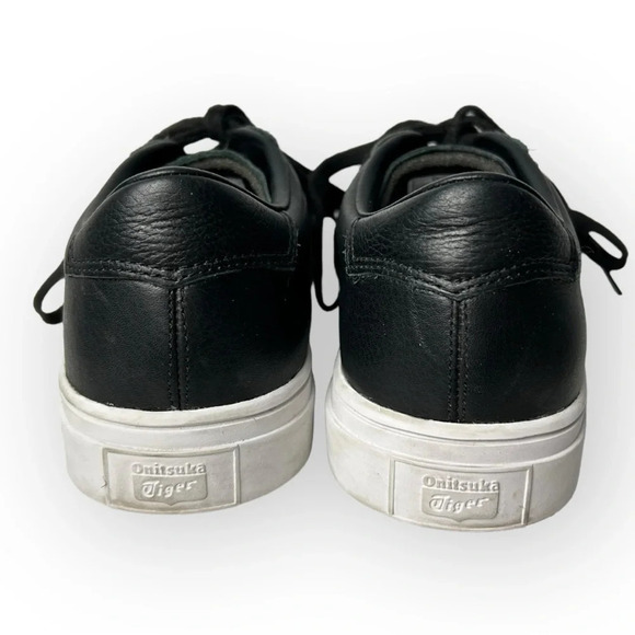 Onitsuka Tiger Asics Lawnship 2.0  Black Lace Up Sneaker - Picture 5 of 9